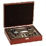 5-Piece Rosewood Finish Wine Tool Gift Set