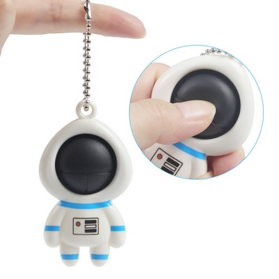 Finger bubble key ring spaceman