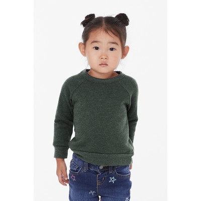 Bella+Canvas® Toddler Sponge Fleece Raglan Sweatshirt