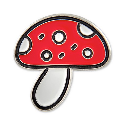 Spotted Red Mushroom Pin