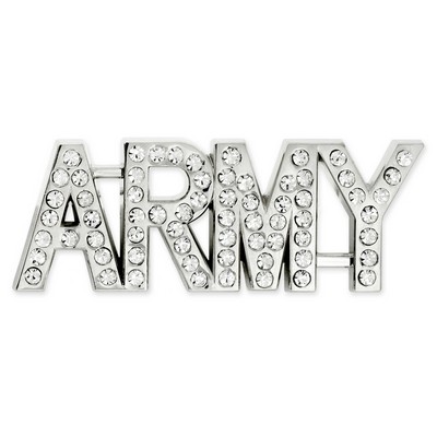 Officially Licensed U.S. Army Rhinestone Pin