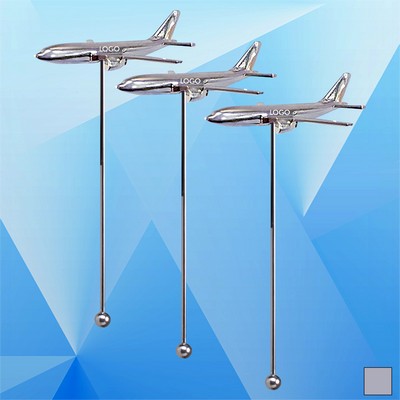 7" Jet Plane Shaped Cocktail Stirrer