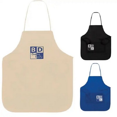 Logo Printed Cotton Kitchen Cooking Chef Aprons