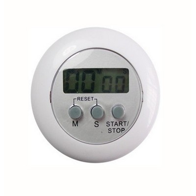 Round Plastic Kitchen Timer