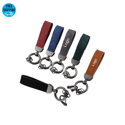 High Quality Vegan Leather Key Chain