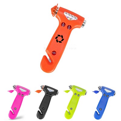 2 in 1 Car Emergency Escape Hammer