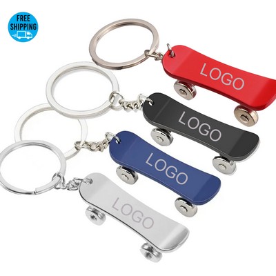 Mini-Skateboard Keychain