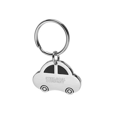 Little Zoom Car Shaped Metal Keychain