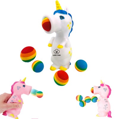 Unicorn Ball Shooting Sensory Toys (Sea Shipping)