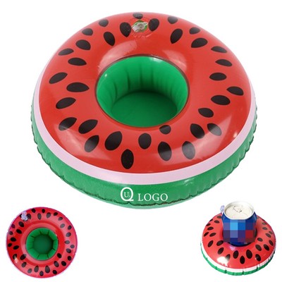 Inflatable Watermelon Cup Holder