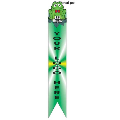 Las Vegas Frog Bookmark w/ Black Back