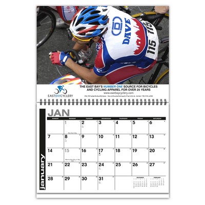 Spotlight Wire-bound 1-Photo/12-Month Wall Calendar