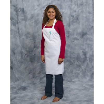 Full Length Wide Bib Butcher Apron With Pen Pocket 28x34