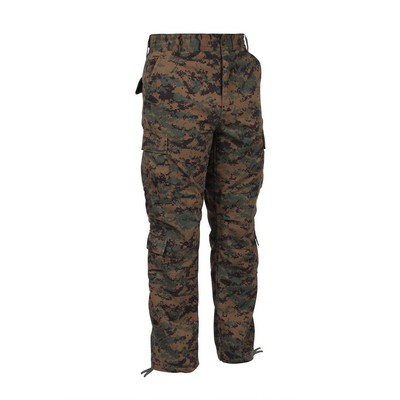 Woodland Digital Camouflage Vintage Paratrooper Fatigue Pants (S to XL)