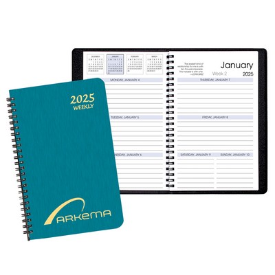 Weekly Desk Appointment Planner w/ Shimmer Cover