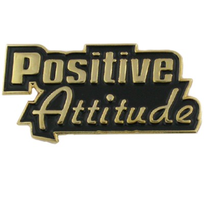 Positive Attitude Pin