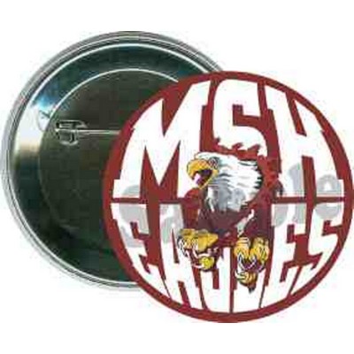 School - MSH Eagles - 2 1/4 Inch Round Button