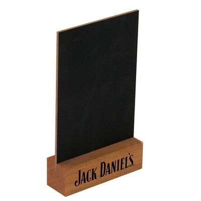 Maple Wood Countertop Chalkboard - 4w x 6h [1" Square Base]