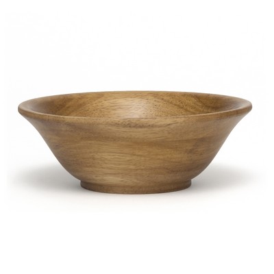 Lipper Oak Finish Small Footed/ Flared Bowl