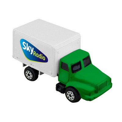 3" 1:64 Die Cast Replica Box Truck White Full Color Graphics (Both Sides- Same Logo)