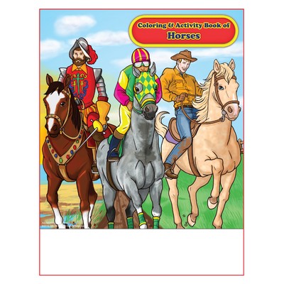 Horses Imprintable Coloring and Activity Book