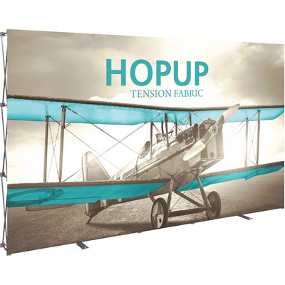 Hopup™ 13ft Full Height Straight Display & Front Graphic