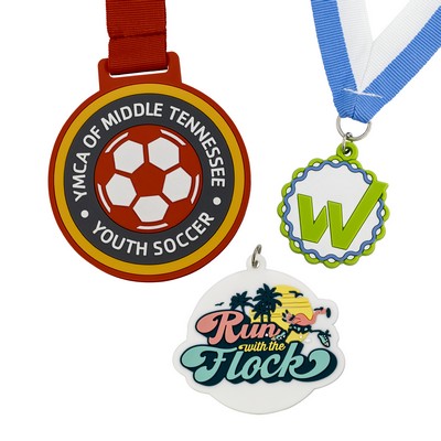 Custom PVC Medals (1-1/2")