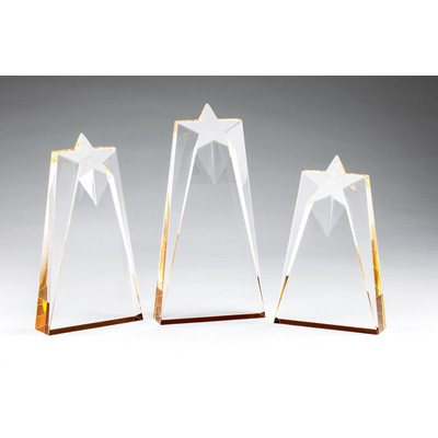 Medium Gold Acrylic Shooting Star Award