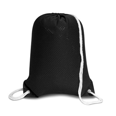 Jersey Mesh Drawstring Backpack