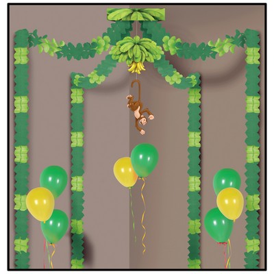 Quick Trim Jungle Monkey Party Canopy