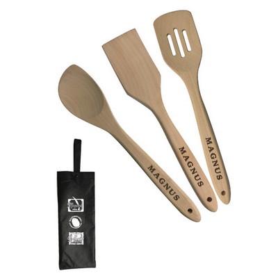 3 Piece Utensil Set w/Wine Bag