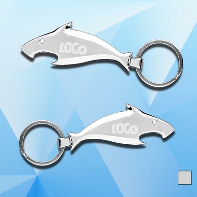 Shark Shaped Bottle Opener w/Key Holder