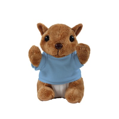 soft plush Squirrel with t-shirt