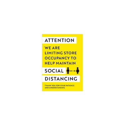 Social Distancing Limited Occupancy Sign Style 11 - (5"x7")