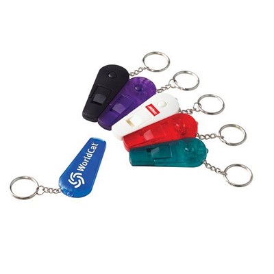 LED Whistle Key Chain