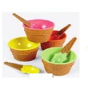 Plastic Ice Cream Dish