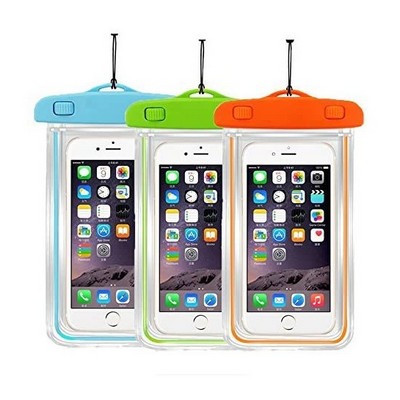 Luminous Pvc Waterproof Phone Pouch