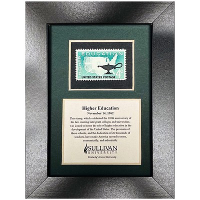 Framed Stamp Gift/Award Celebrating Teachers /Higher Education