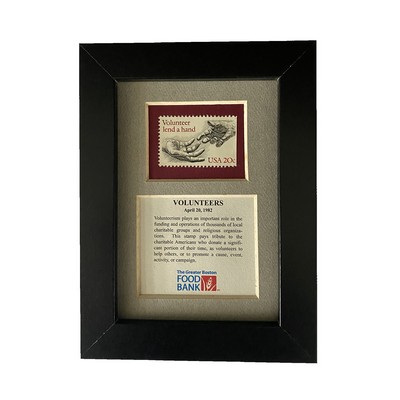 Framed Stamp Gift/Award Celebrating Volunteers