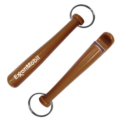 Baseball Bat Shaped Bottle Opener w/ Key Holder