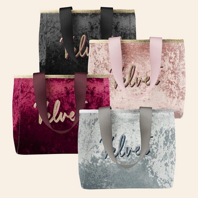 Small Velvet Neoprene All Day Tote