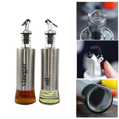 12.7Oz. Stainless Steel Oil Vinegar Dispenser Bottle