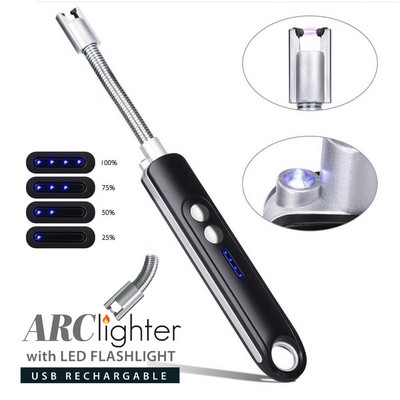 Arc Lighter w/ LED Flashlight