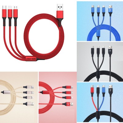 3 in 1 Fast USB Charging Cable