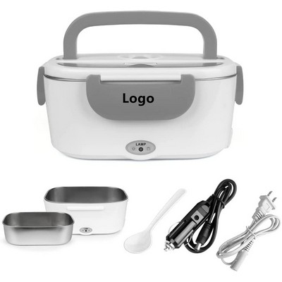 Electric Lunch Box Food Warmer Heater for Car and Home with 304 Stainless Steel Storage Container