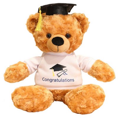 Graduation Teddy Bear With Clothes & Hat