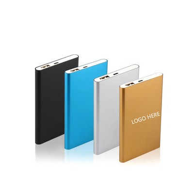 Slim Aluminum 4000mAh Power Bank