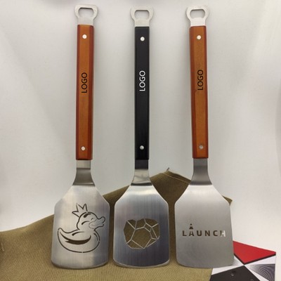 Cut Out Logo Spatula With Bottle Opener