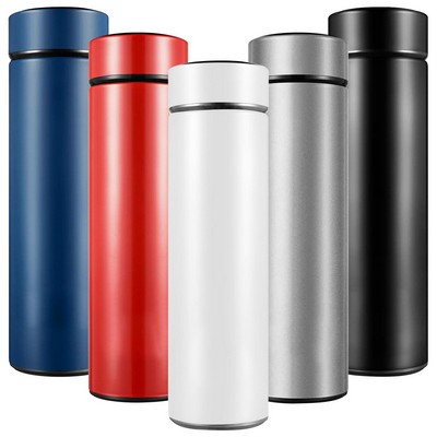 16 Oz. Vacuum Insulated Bottle w/LED Temperature Display