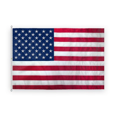 8'x12' USA 400D Nylon Embroidered Flag